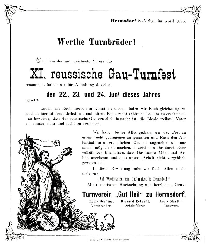 11.Gau-Turnfest 1895